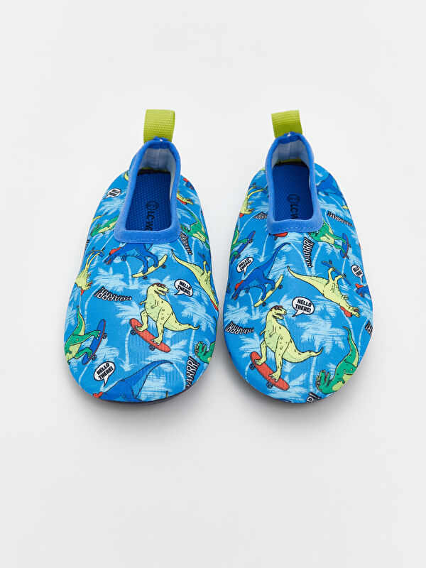 Lcw Steps Mavi Lcw Steps Baskili Erkek Bebek Deniz Ayakkabısı