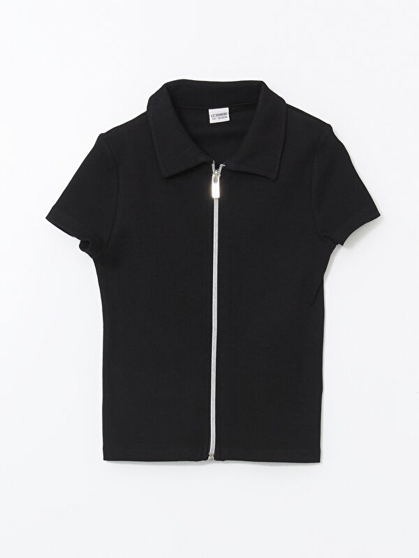 LCW Kids Polo Yaka Kız Çocuk Tişört