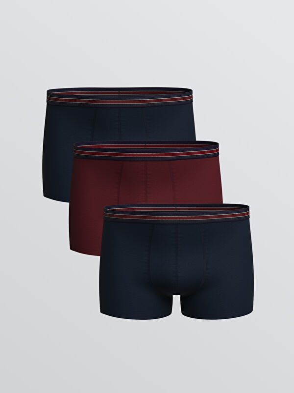 LC WAIKIKI Standart Kalıp Pamuklu Esnek Erkek Boxer 3'lü