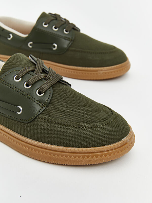 Lcw Steps Haki Lcw Steps Bağcıklı Erkek Çocuk Klasik Ayakkabı