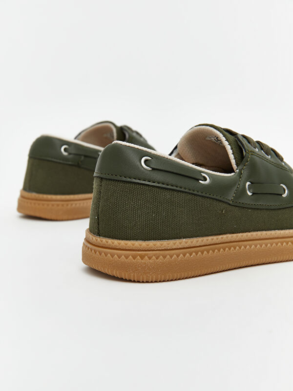 Lcw Steps Haki Lcw Steps Bağcıklı Erkek Çocuk Klasik Ayakkabı