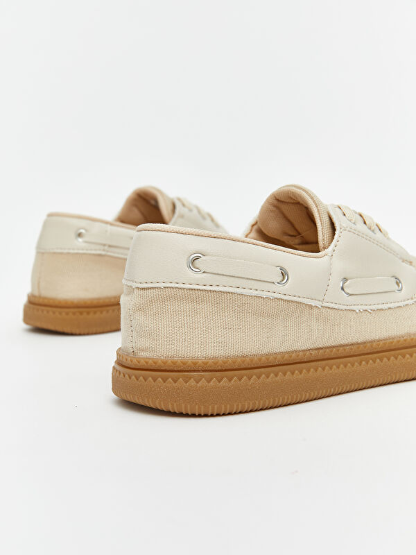 Lcw Steps Bej Lcw Steps Bağcıklı Erkek Çocuk Klasik Ayakkabı