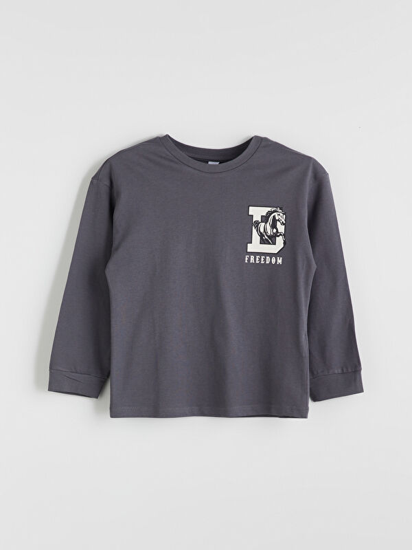 LCW Kids T-shirt Imprimé pour Garçons à Col Rond