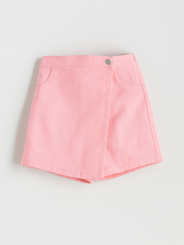 LCW Kids Elastic Waist Baby Girl Short Skirt