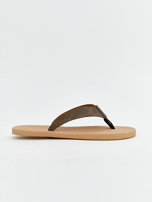 Lcw Steps Siyah Lcw Steps Süet Görünümlü Erkek Plaj Terliği