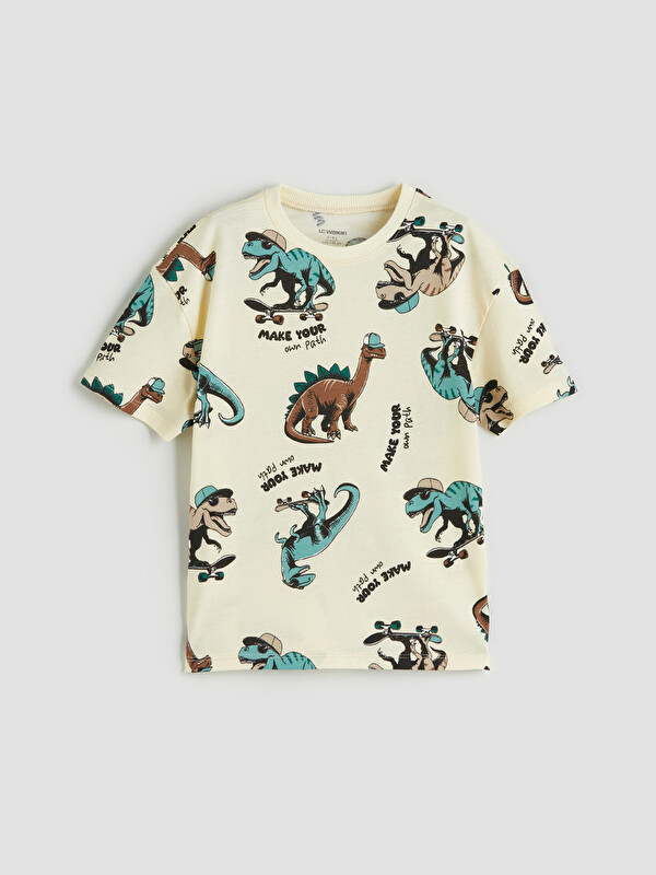 LCW Kids Bisiklet Yaka Erkek Çocuk Tişört