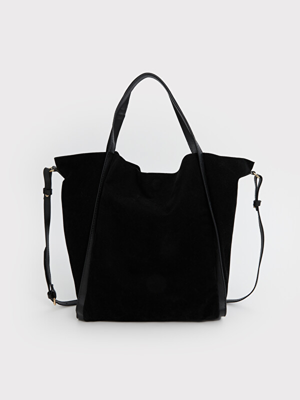 LCW ACCESSORIES Süet Görünümlü Kadın Omuz Çantası