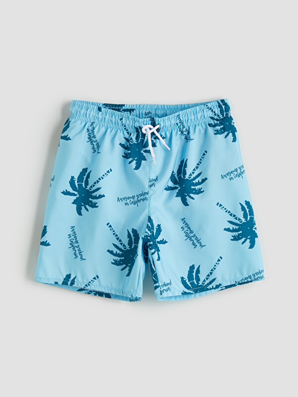 LCW Kids California Baskılı Erkek Çocuk Deniz Şortu
