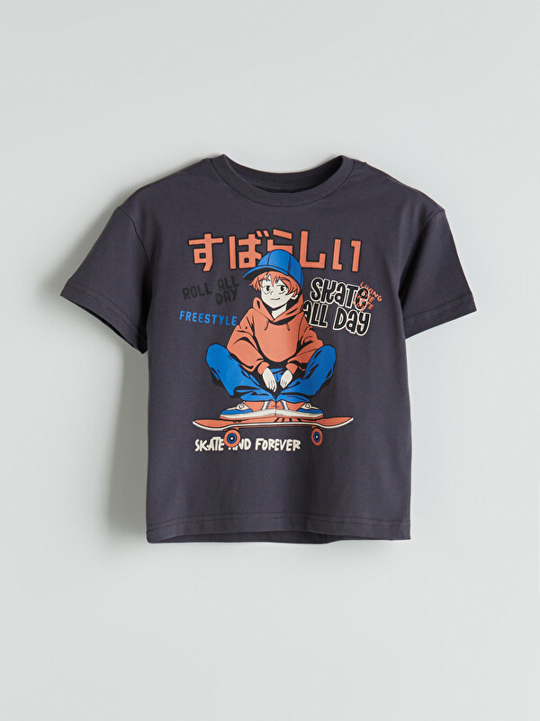 LCW Kids T-shirt Imprimé pour Garçons à Col Rond