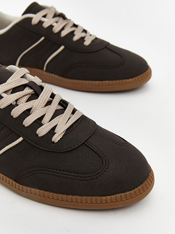 Lcw Steps Kahverengi Lcw Steps Bağcıklı Kadın Spor Ayakkabı