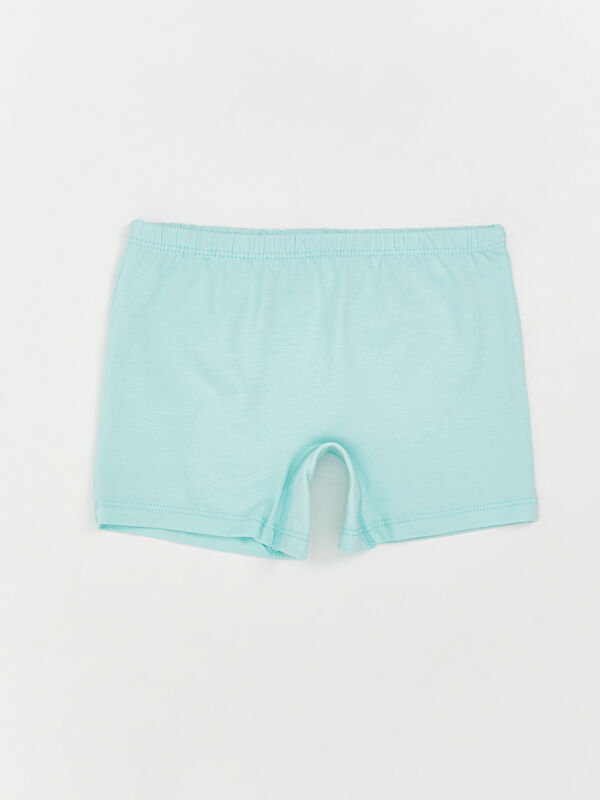 LCW Kids Beli Lastikli Basic Kız Çcuk Boxer
