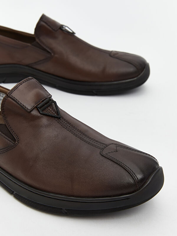 Deri Görünümlü Erkek Casual Ayakkabı - Görsel 4