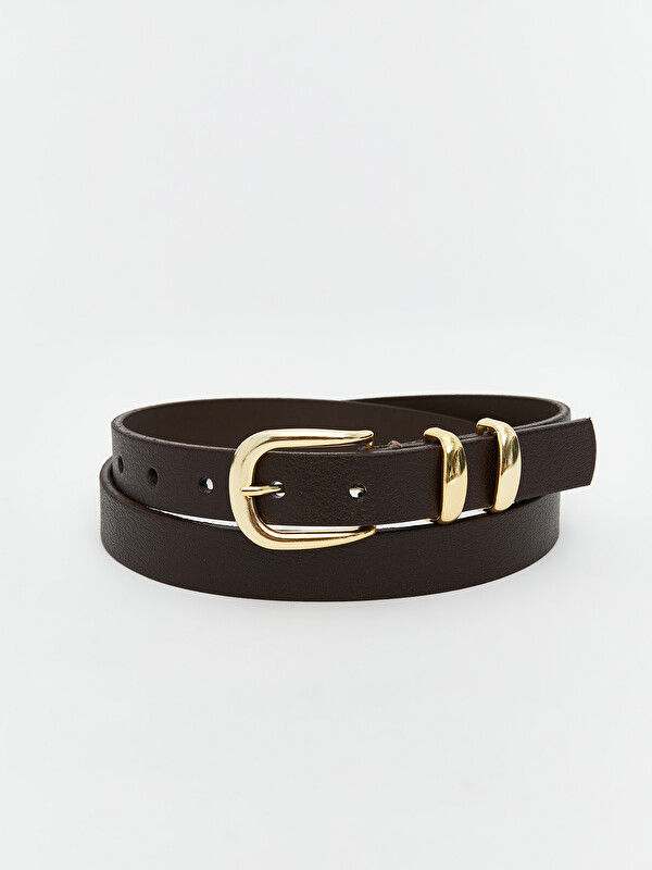 LCW ACCESSORIES Hakiki Deri Kadın Kemer
