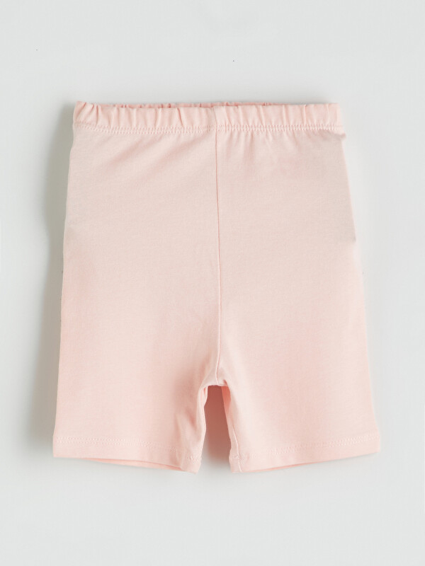 LCW baby Beli Lastikli Basic Kız Bebek Tayt
