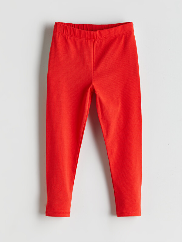 LCW Kids Beli Lastikli Basic Kız Çocuk Tayt