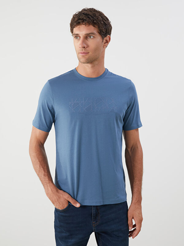 LCWAIKIKI Classic Crew Neck Printed Jersey Men's T-Shirt