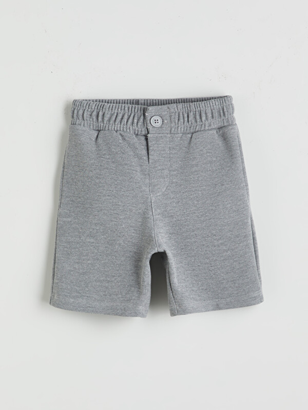LCW Kids Beli Lastikli Basic Erkek Çocuk Şort
