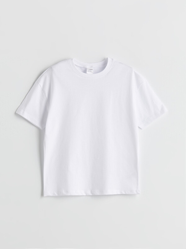 LCW Kids Bisiklet Yaka Basic Erkek Çocuk Tişört