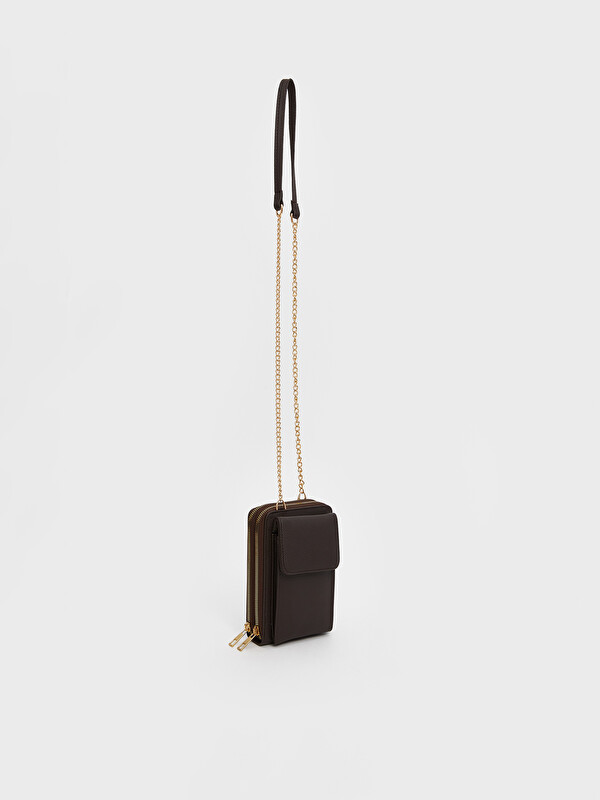 LCW ACCESSORIES Deri Görünümlü Kadın Omuz Çantası