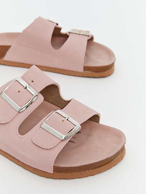 Lcw Steps Pembe Lcw Steps Çift Bantlı Kadın Terlik