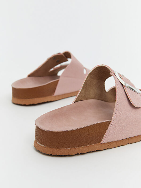 Lcw Steps Pembe Lcw Steps Çift Bantlı Kadın Terlik