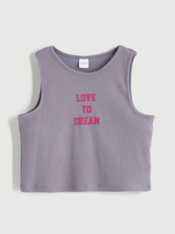 LCW Kids Bisiklet Yaka Kız Çocuk Pijama Üst