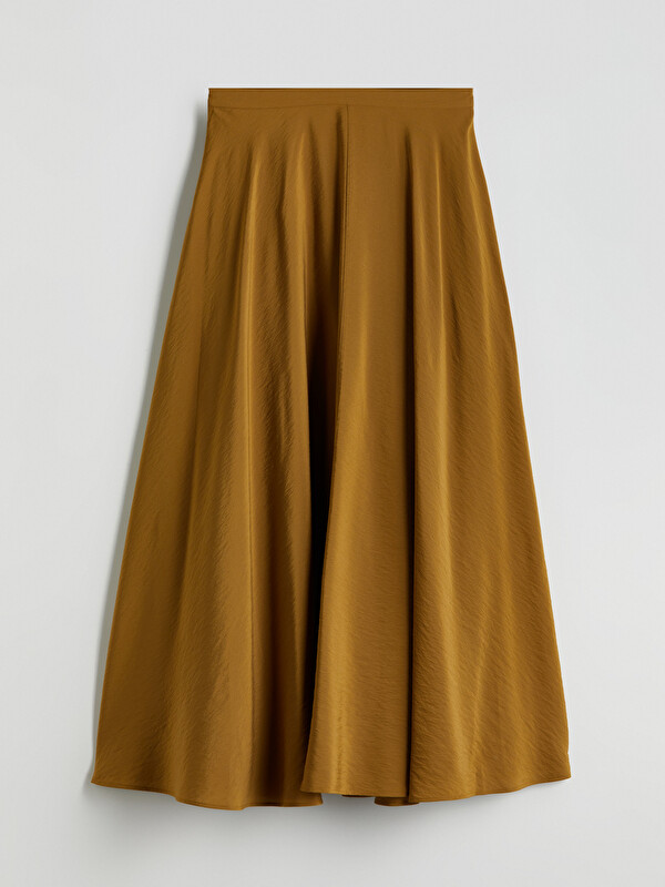 LCW Vision Waist Zippered A-Line Skirt - S5P681Z8-H9E - LC Waikiki