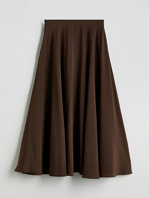 LCW Vision Waist Zippered A-Line Skirt - S5P681Z8-R39 - LC Waikiki