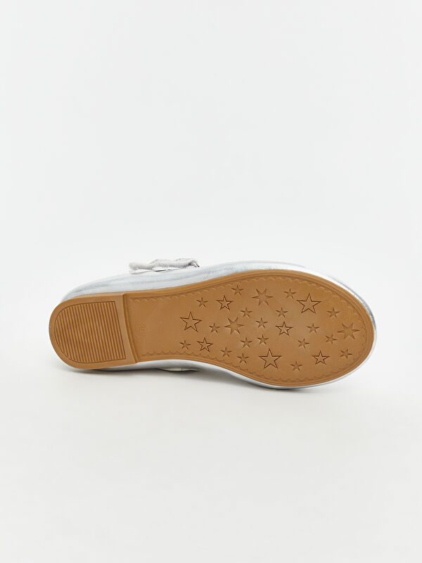 Lcw Steps Bej Lcw Steps Deri Parlak Görünümlü Kız Çocuk Babet