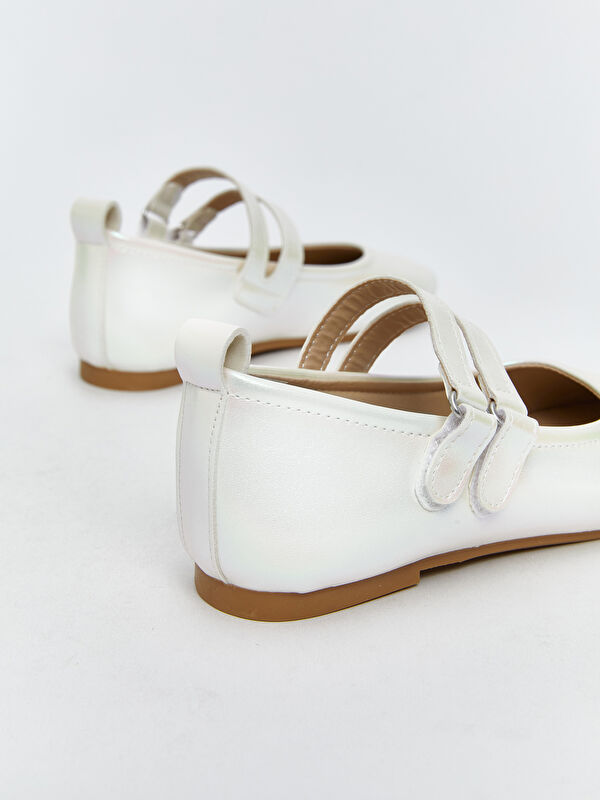 Lcw Steps Bej Lcw Steps Deri Parlak Görünümlü Kız Çocuk Babet