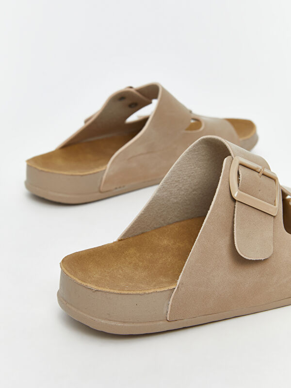 Süet Görünümlü Erkek Terlik - Görsel 6