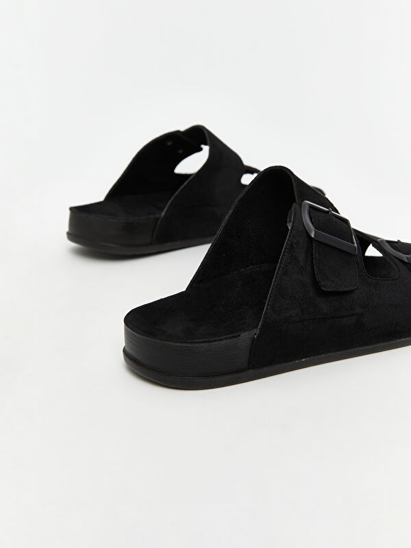 Lcw Steps Bej Lcw Steps Süet Görünümlü Erkek Terlik