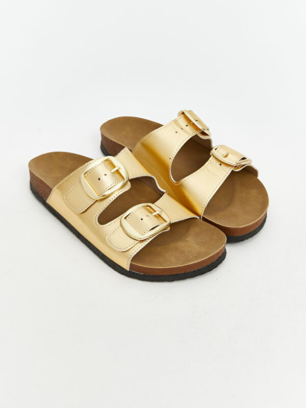 Lcw Steps Mavi Lcw Steps Çift Bantlı Kadın Terlik