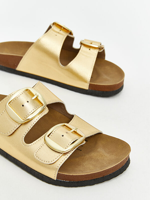 Lcw Steps Mavi Lcw Steps Çift Bantlı Kadın Terlik