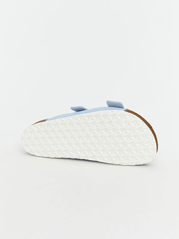 Lcw Steps Mavi Lcw Steps Çift Bantlı Kadın Terlik