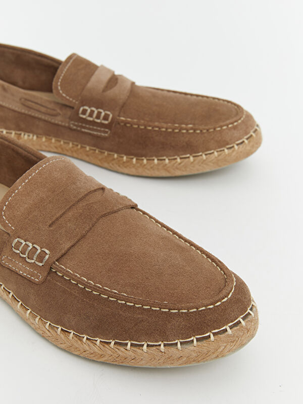 Süet Görünümlü Erkek Loafer Ayakkabı - Görsel 4