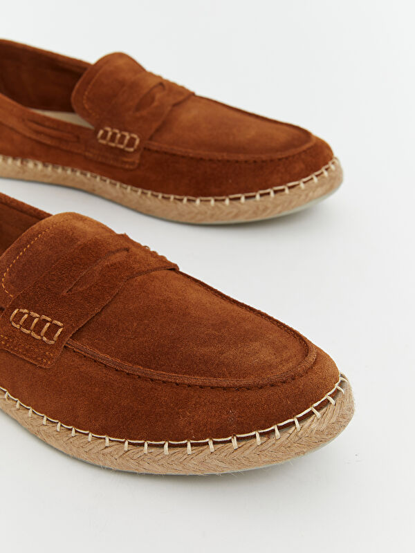 Süet Görünümlü Erkek Loafer Ayakkabı - Görsel 4