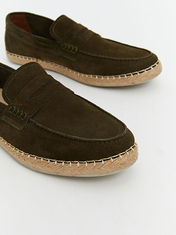 Süet Görünümlü Erkek Loafer Ayakkabı - Görsel 4