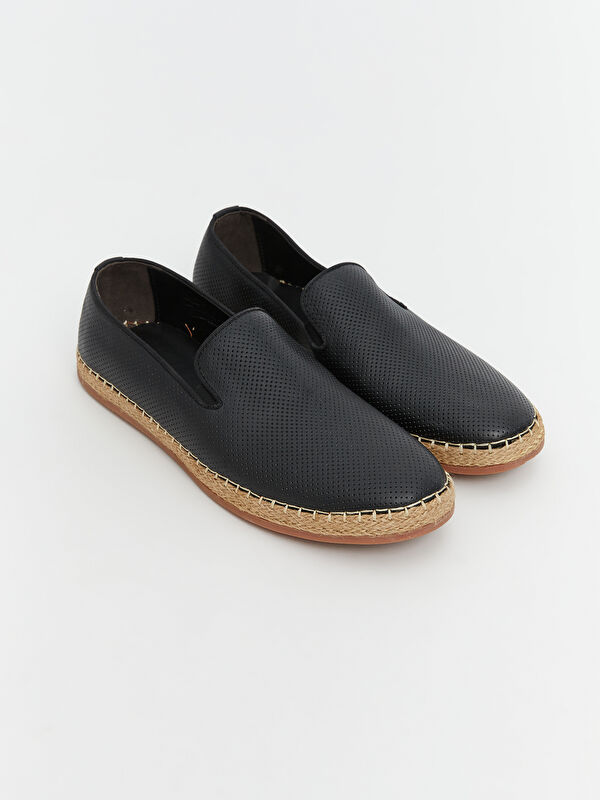 Hasır Tabanlı Erkek Loafer Ayakkabı - Görsel 2