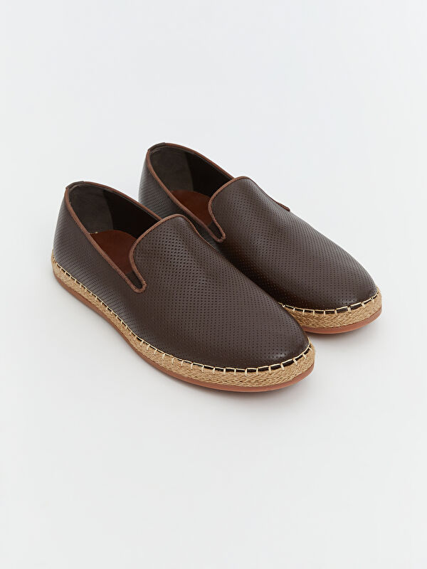 Hasır Tabanlı Erkek Loafer Ayakkabı - Görsel 2