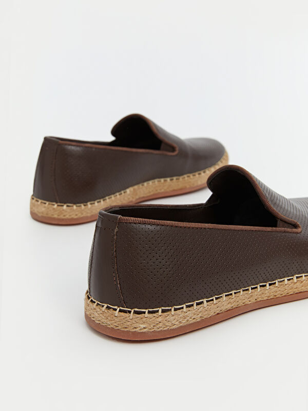 Hasır Tabanlı Erkek Loafer Ayakkabı - Görsel 6