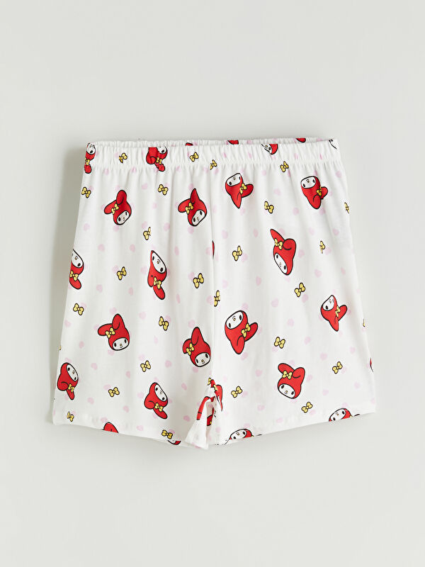 LCW Kids Beli Lastikli My Melody Baskılı Kız Çocuk Pijama Şort