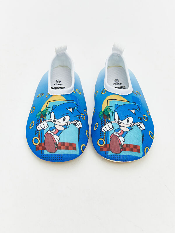 Sonic Baskılı Erkek Çocuk Deniz Ayakkabısı - Görsel 4