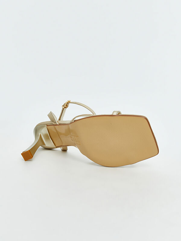 Bilekten Bağlamalı Kadın Topuklu Ayakkabı - Görsel 5