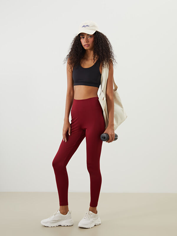 KOOR SPORT Beli Lastikli Kadın Spor Tayt