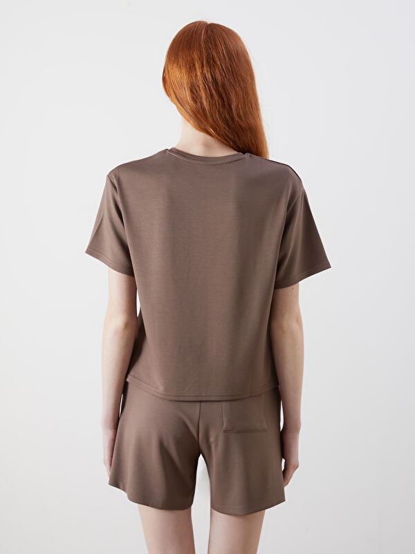 Tシャツ・カットソー PAROSH Women Clothing SIEDYE D313014 808 227970 BROWN cotopaxi-reflections-t-shirt-