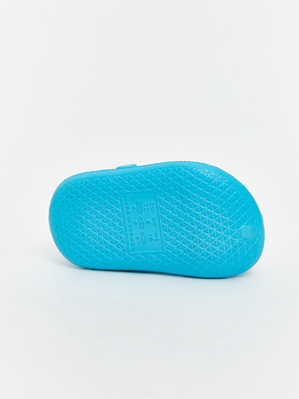 Lcw Steps Turkuaz Lcw Steps Baskili Erkek Bebek Plaj Sandaleti