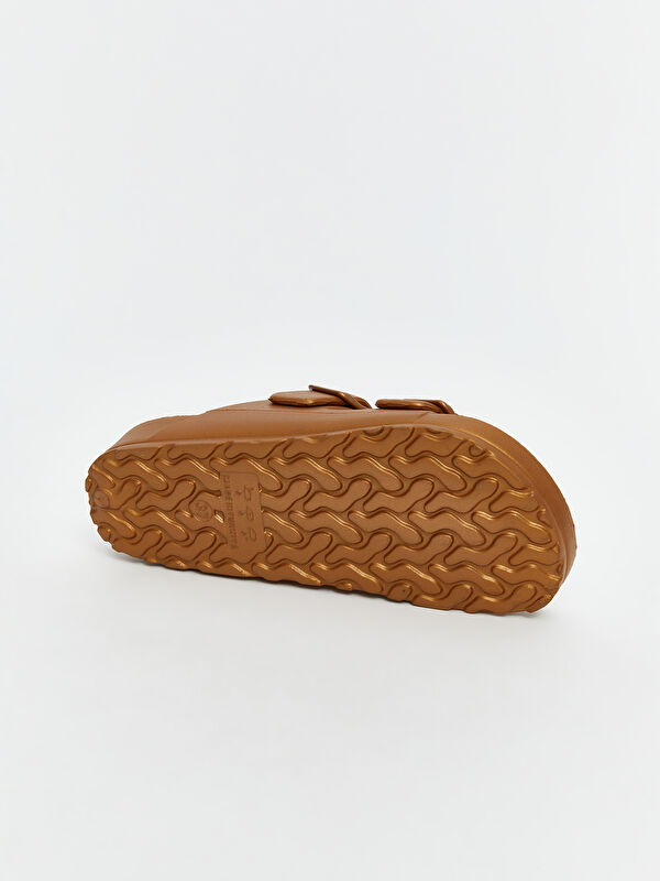 Lcw Steps Gri Lcw Steps Çift Bantlı Kadın Terlik