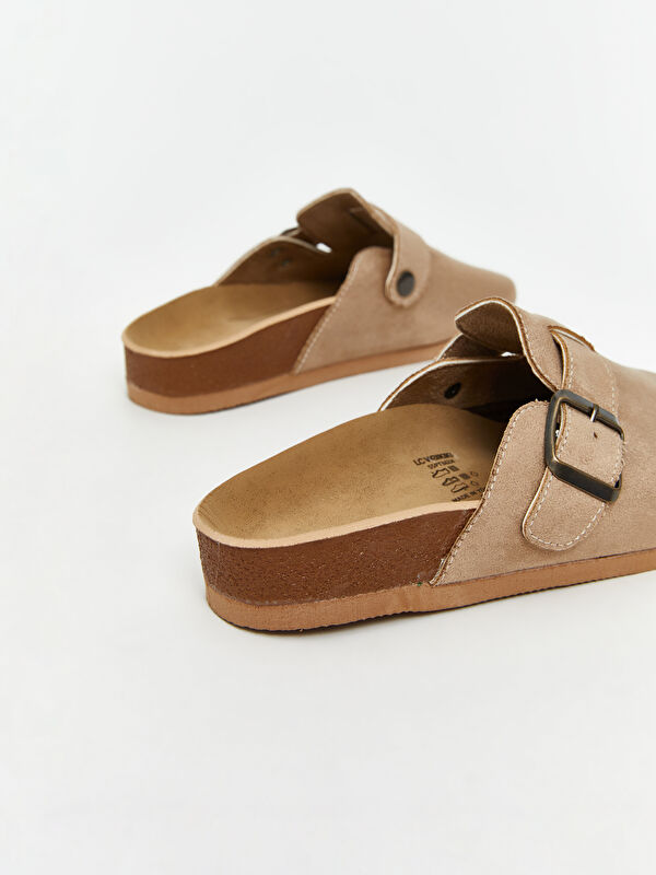 Lcw Steps Kahverengi Lcw Steps Süet Görünümlü Kız Çocuk Ev Terliği