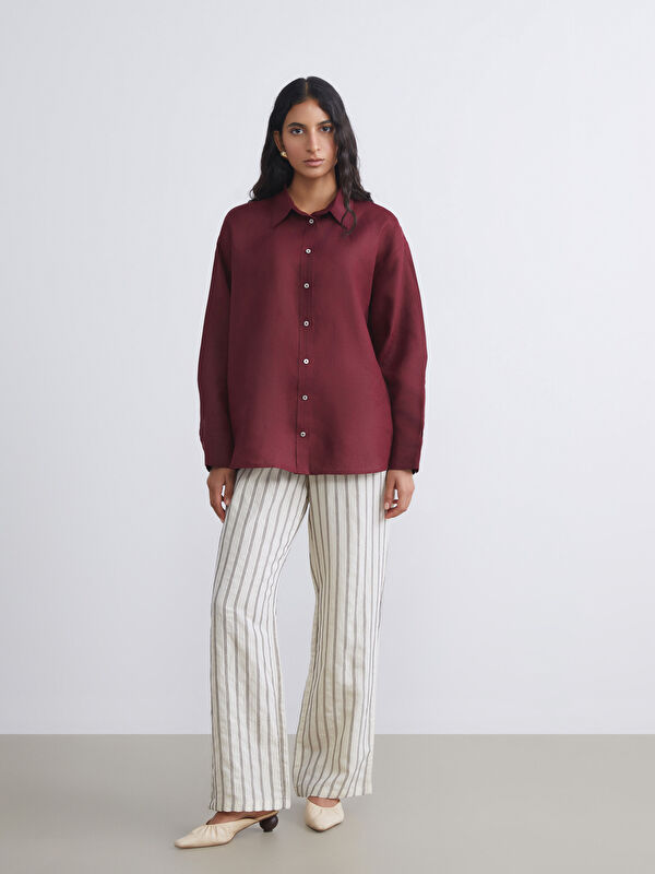 LCW Modest Beli Lastikli Modal Karışımlı Kadın Pantolon